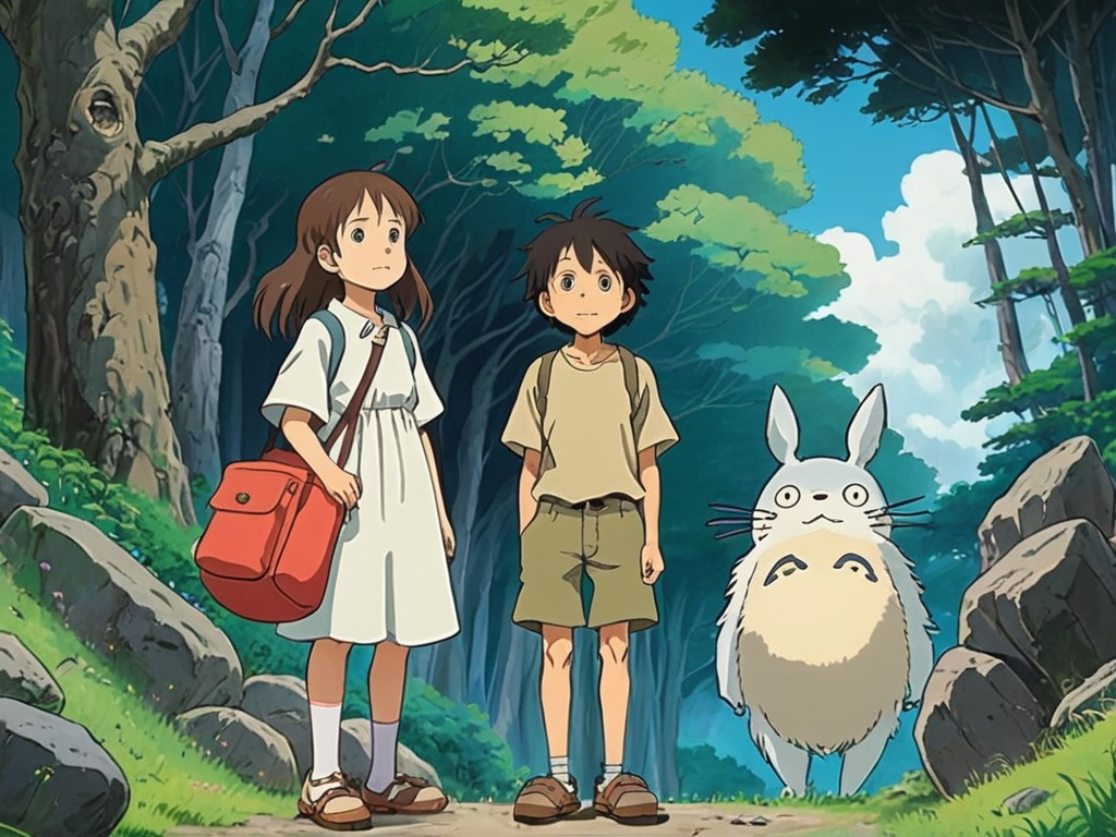 Prompt: 2d studio ghibli anime style 