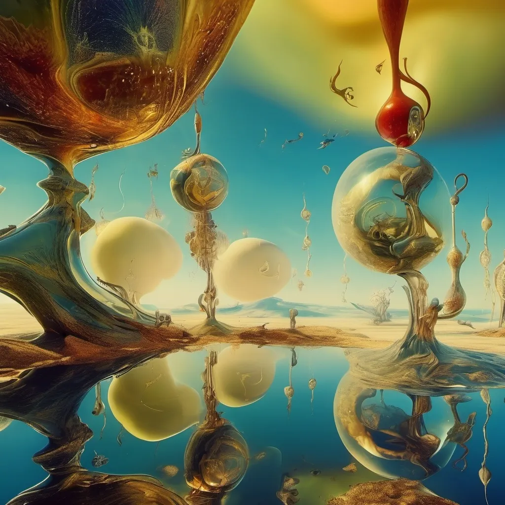 Prompt: Salvador Dalí style vision, surrealist, dreamlike, precise, melting