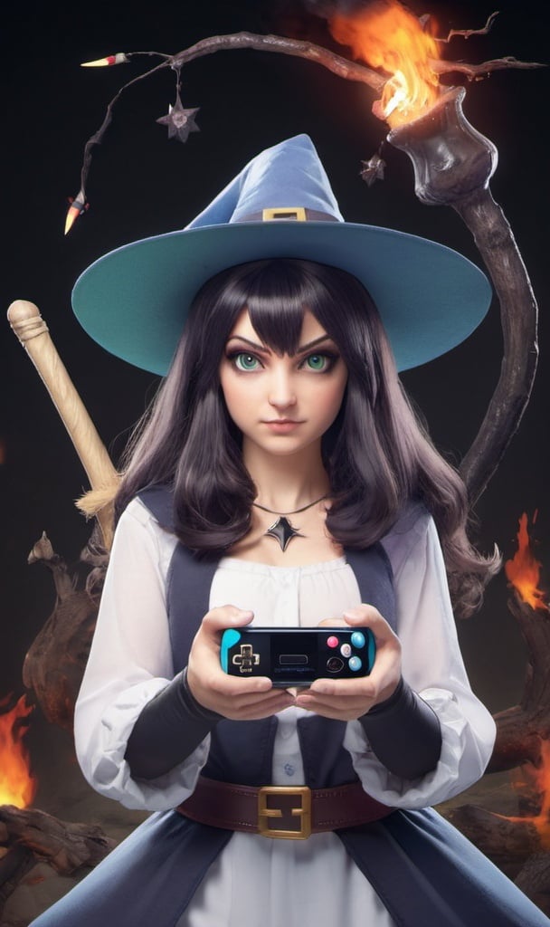 Prompt: Nintendo Witch war 