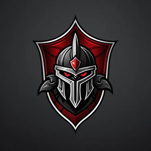 Prompt: (logo design) for football team "NLV Dark Paladins", must incorporate NLV into the logo, medieval-inspired, dark color palette with deep black and rich silver and red accents, sleek and professional style, suitable for a sports emblem, high-quality and eye-catching.