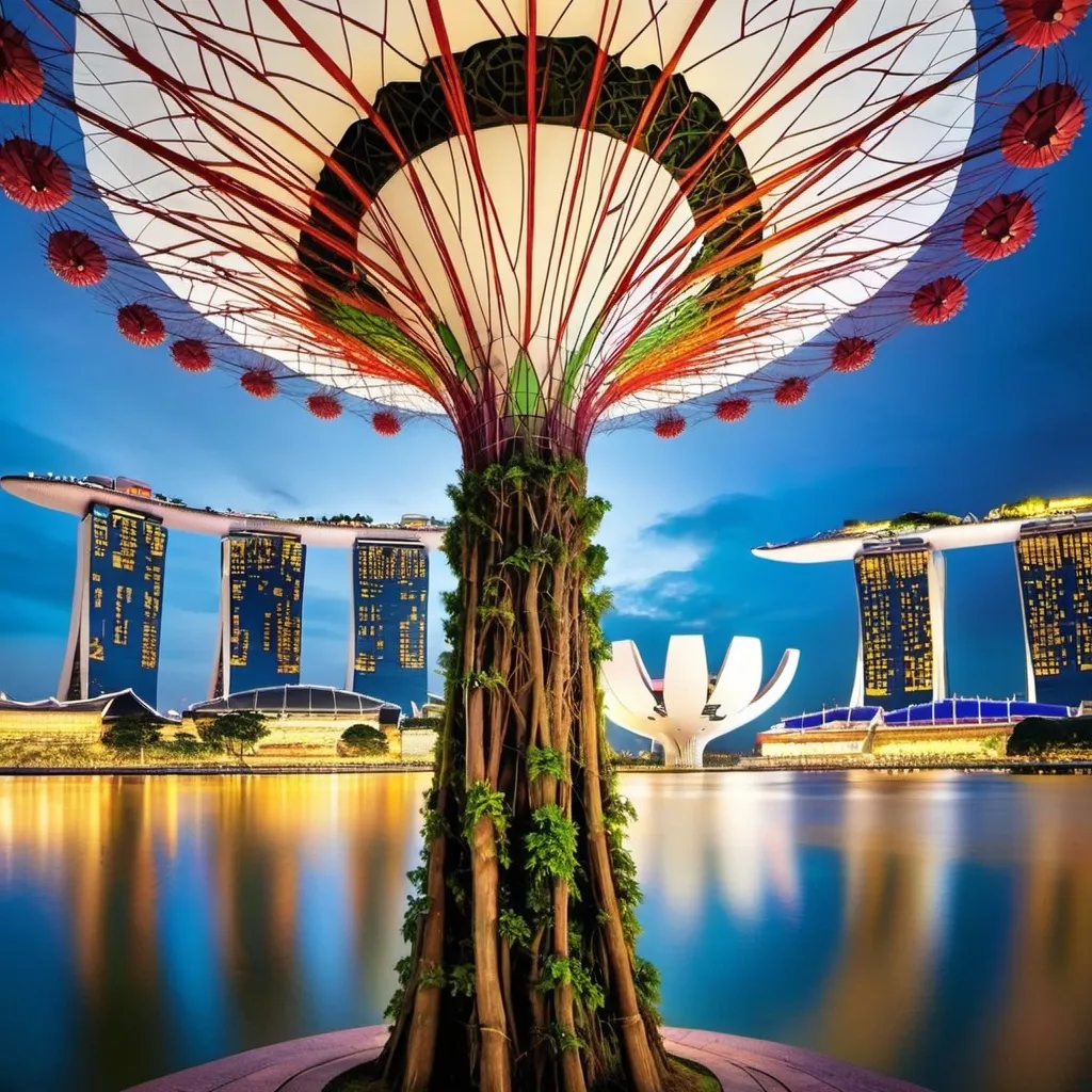 Prompt: singapore different cultures and history