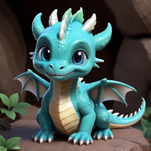 Prompt: a cute babby dragon 