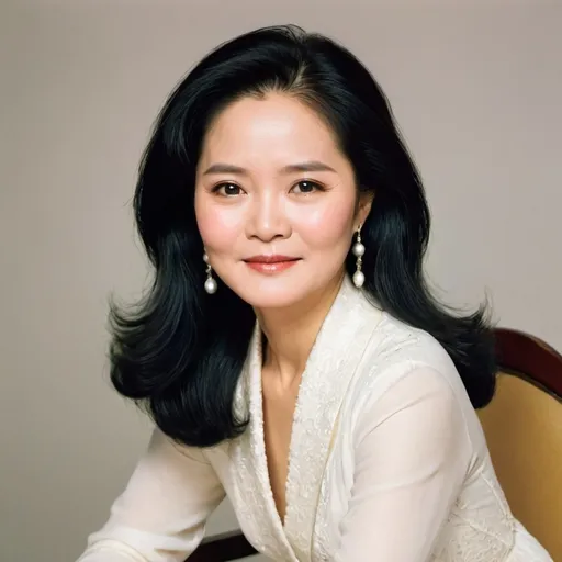 Prompt: portrait of Teresa Teng, extreme emotional sweetness