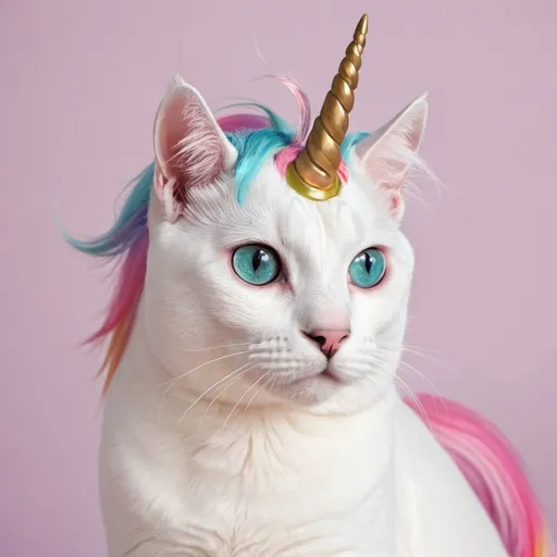 Prompt: a cat unicorn