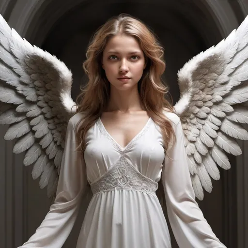 Prompt: female angel