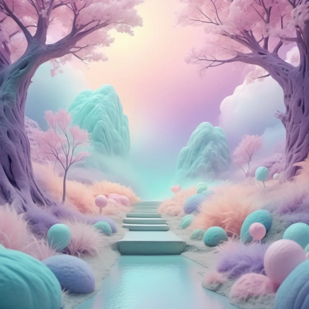 Prompt: fantasy background pastel