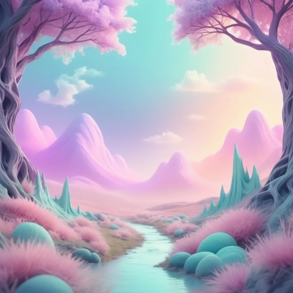 Prompt: fantasy background pastel