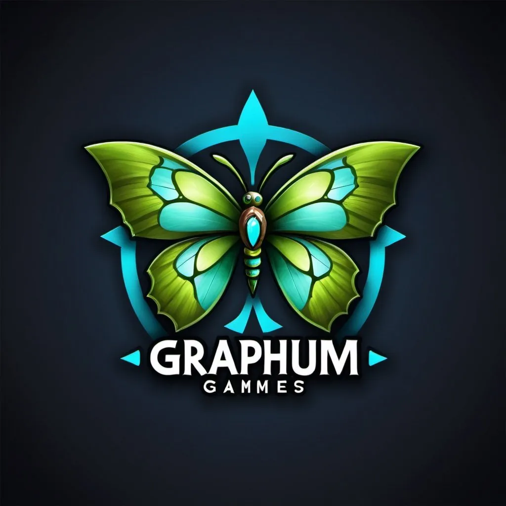 Prompt: create a logo for graphium games
