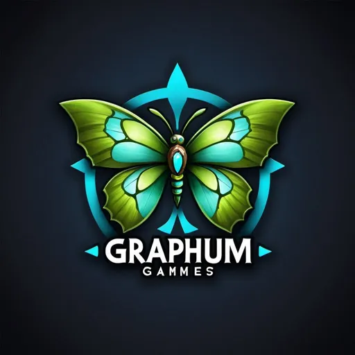 Prompt: create a logo for graphium games
