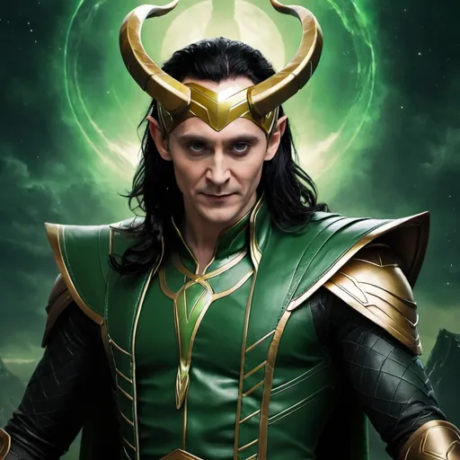 Prompt: Loki god of story