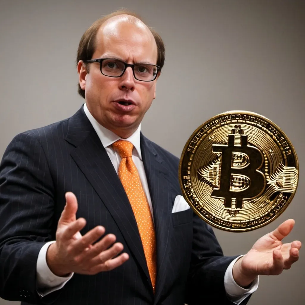 Prompt: love hate relationship between blackrock and bitcoin 