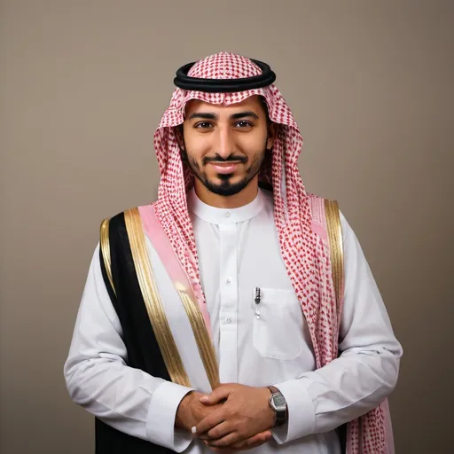 Prompt: saudi guy  photo for business profile