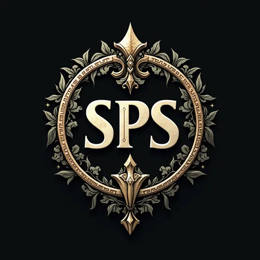 Prompt: including 
letter SPS ventage logo