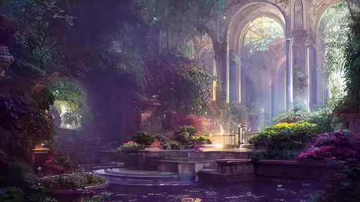 Prompt: Beautiful eden garden, next to a gate of haven and a mystical palace, intricate, elegant, volumetric lighting, digital painting, highly detailed, artstation, sharp focus, illustration, concept art, ruan jia, steve mccurry