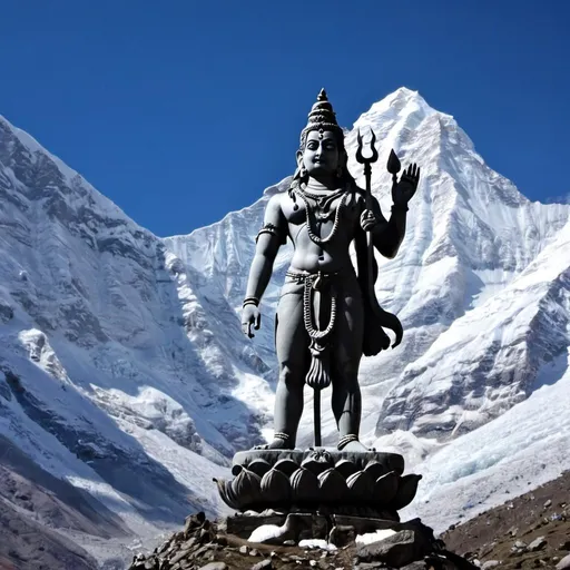 Prompt: Shiva in Himalayas