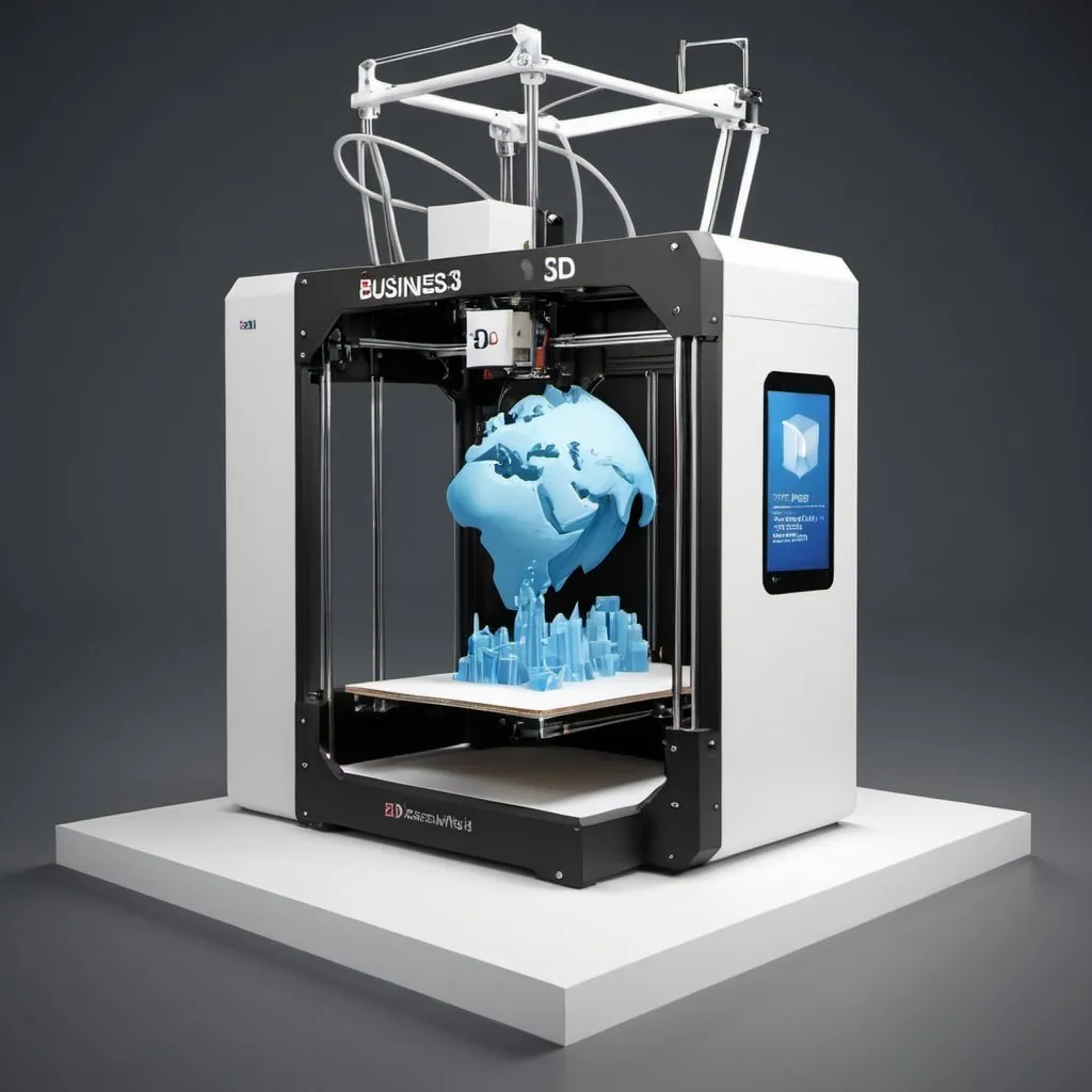 Prompt: Business 3d print world usa