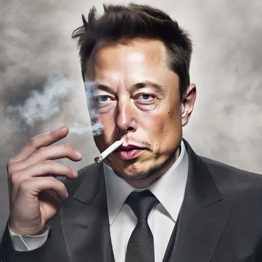 Prompt: Elon Musk smoking methamphetamine