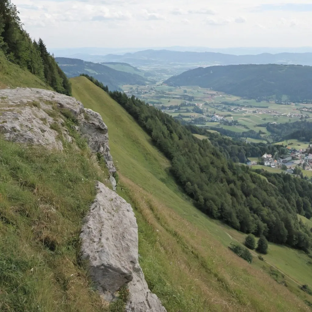 Prompt: Auf einen Berg 