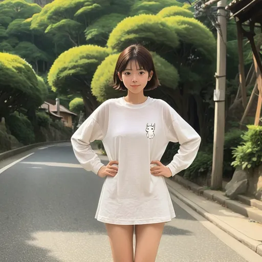 Prompt: Refer the face in the image and create Ghibli style art