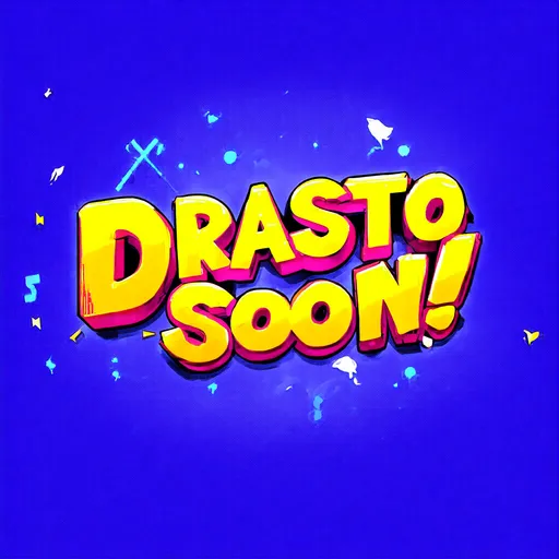 Prompt: (accurately spelled text "Drasto bot soon!"), Discord bot illustration, (vibrant) colors, intricate advanced elements, modern design, engaging layout, incorporates moderation features, fun commands, (high-tech) security symbols, eye-catching interface, (dynamic) atmosphere, user-friendly experience, digital style aimed at tech-savvy users, ultra-detailed, cozy ambiance for community connection.