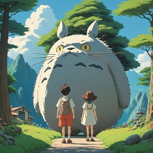 Prompt: Make this studio ghibli style 