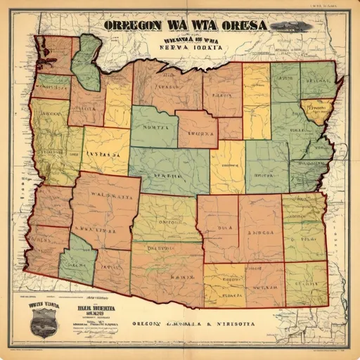 Prompt: state of wa oregon id mt wy n dakota s dakota nebraska minnesota iowa

