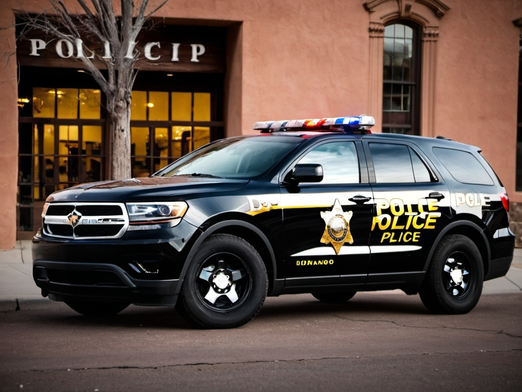 Prompt: durango police car