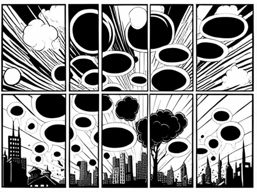 Prompt: <mymodel>Abstract arrangement of three panels of comic, surreal atmosphere, symbolic representation, high contrast, deep shadows, monochromatic, digital rendering, high quality, minimalist, conceptual art, graffiti style, abstract, surreal, symbolic, atmospheric lighting, comic édition.