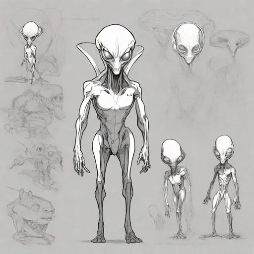 Prompt: Recherche de Personnage pour Dessin Animé et Illustration : extra-terrestre Sympathique
Objectif: Créer un personnage alien attachant et mémorable pour un dessin animé et une illustration.

Critères:

Espèce: Déterminer l'espèce de l'alien 
Morphologie quadrupède
1 metre 20 
Couleurs et textures 
Agréable et attachant
Drôle 

Dessiner des croquis et des illustrations du personnage
Le personnage doit être original et se démarquer des autres personnages aliens.
