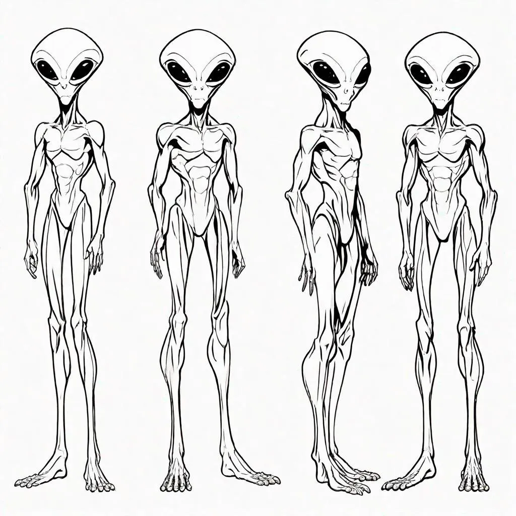 Prompt: Recherche de Personnage pour Dessin Animé et Illustration : extra-terrestre Sympathique
Objectif: Créer un personnage alien attachant et mémorable pour un dessin animé et une illustration.

Critères:

Espèce: Déterminer l'espèce de l'alien 
Morphologie quadrupède
1 metre 20 
Couleurs et textures 
Agréable et attachant
Drôle 

Dessiner des croquis et des illustrations du personnage
Le personnage doit être original et se démarquer des autres personnages aliens.
