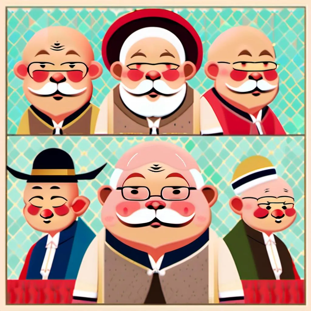 Prompt: 6+boys, asian, baby, bald, beard, cheek-to-cheek, comparison, facial hair, fat, fat man, hat, lips, monkey, multiple boys, multiple girls, mustache, nose, old, old man, old woman, photo \(medium\), photo inset, real life insert, realistic, red lips, reference inset, skeleton, skull, ugly man, what, wrinkled skin<mymodel>