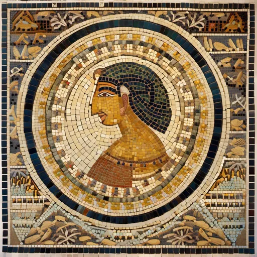 Prompt: mosaique; La mythologie babylonienne est une mythologie qui a ete inventee et developed en Babylone, un empire antique qui existait en Irak. mosaique; Elle contient des mythes, des histoires et des personnages importants qui ont joue un role important dans la culture babylonienne. mosaique; Les personnages les plus importants dans la mythologie babylonienne sont les dieux et les personnages heroiques. 
 mosaique; Les dieux et les personnages heroiques de la mythologie babylonienne sont souvent representes dans les sculptures et les dessins des periods antique et moyen. mosaique<mymodel>mosaique mosaique<mymodel>