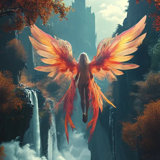 Prompt: detailed matte painting, deep color, fantastical, intricate detail, splash screen, complementary colors, fantasy concept art, 8k resolution trending on Artstation Unreal Engine 5 angels and demons 