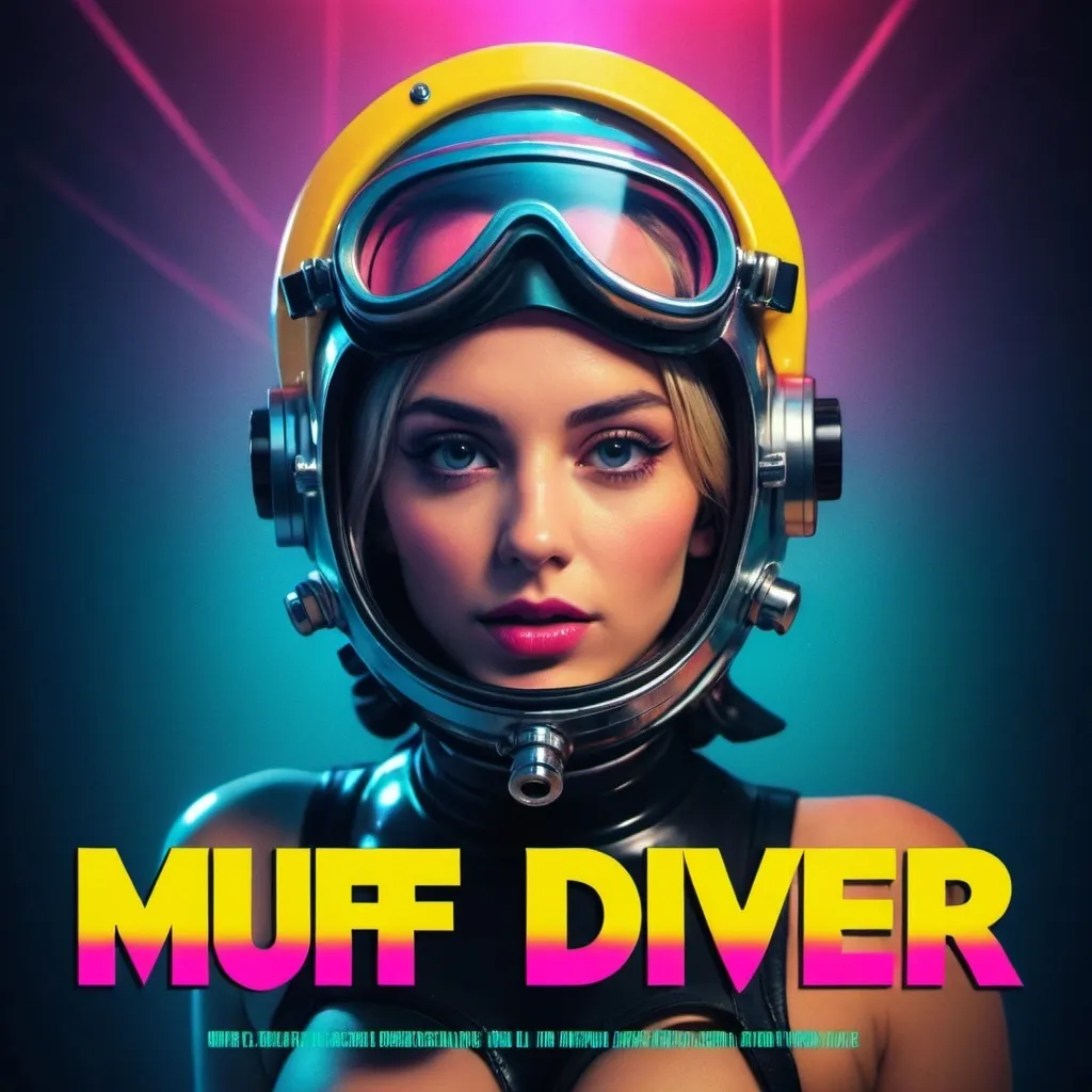 Prompt: Muff diver girls adult film vhs cover