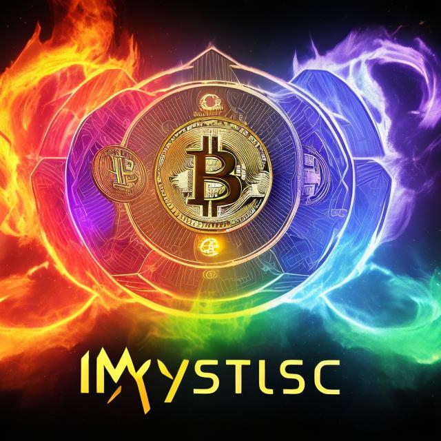 Prompt: MysticCrypto Trio with bitcoin logo on fire with a lot of colours, in name AVA
3 angels, it should me more clear angels
