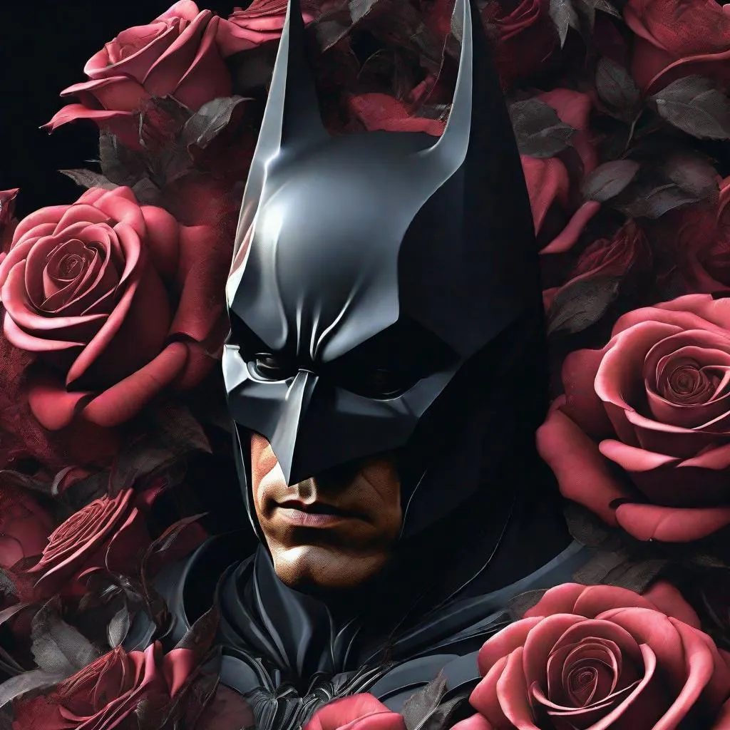 Prompt: Rose style dark knight, cinematic lighting, intricately hyperdetailed, ultra-realistic, fractal, UHD, style of demon, by Greg Rutkowski,