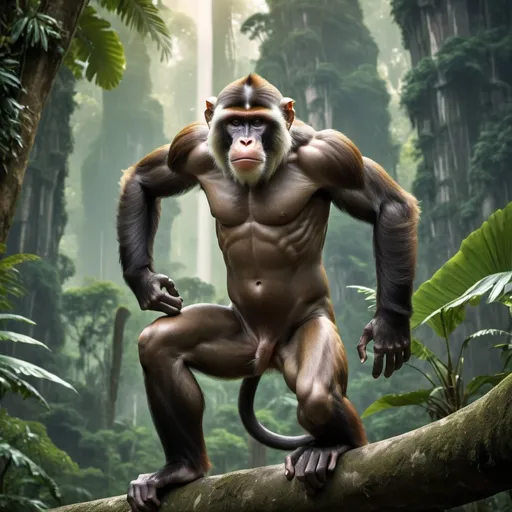 Prompt: A titan monkey 