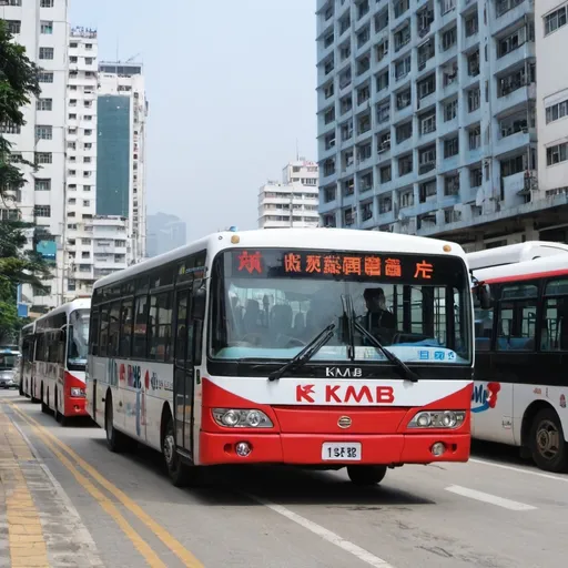 Prompt: KMB Buses
