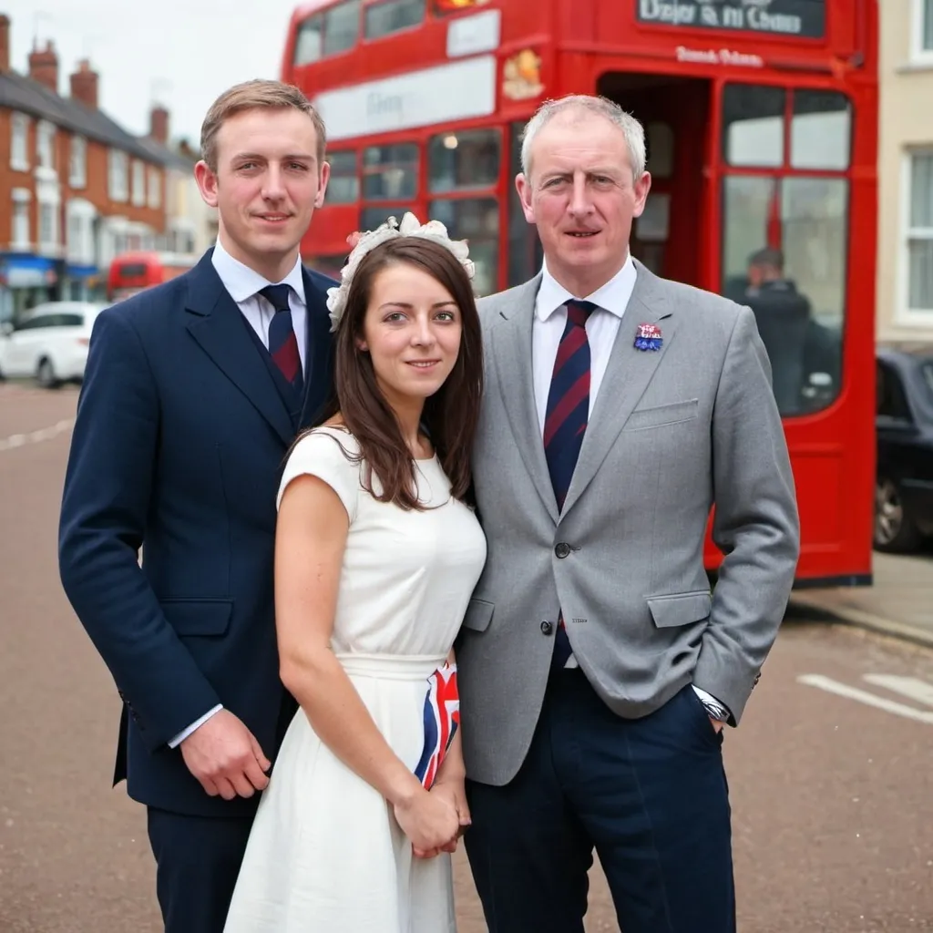 Prompt: British couple 


