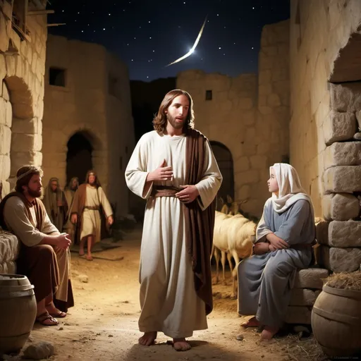 Prompt: Jesus in Bethlehem 
