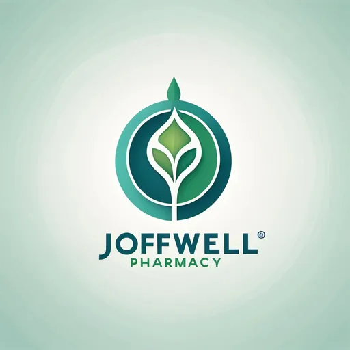 Prompt: (logo: "jofwell pharmacy"), modern design, clean lines, distinctive pharmacy symbol, calming blue and green color palette, friendly and approachable style, minimalist layout, professional look, incorporating elements of health and wellness, sharp edges, ensuring easy readability and recognition, suitable for branding on various platforms, high-quality vector graphic.