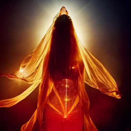 Prompt: beautiful spiritual goddess lightbody and kundalini activation