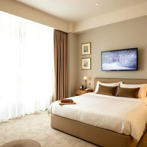 Prompt: Hotel room 

