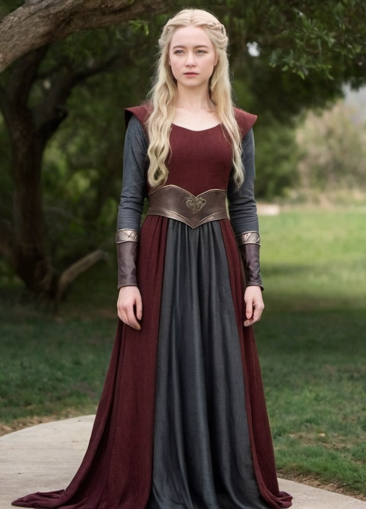 Prompt: Eowyn dress