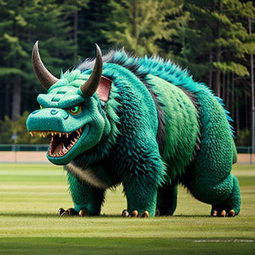 Prompt: Cute hodag