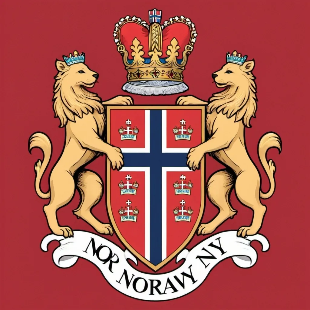 Prompt: Norway coat of arms