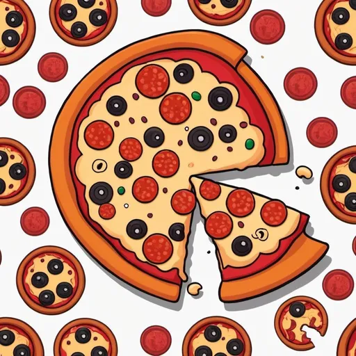 Prompt: animated pizza cartoon
