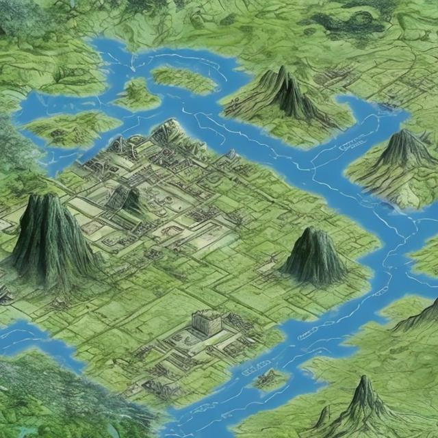 Prompt: A civilization but not of humans, of some sort of water based beings living on the land, they are advanced with road systems but no buildings, they live underground, show the world where everything is visible 