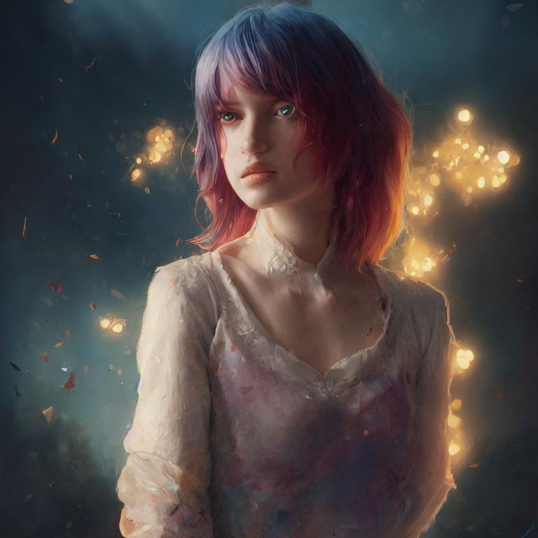 Prompt: Portrait of {character} with {color} hair and with cute face, {background}, perfect composition, hyperrealistic, super detailed, 8k, high quality, trending art, trending on artstation, sharp focus, studio photo, intricate details, highly detailed, by greg rutkowski