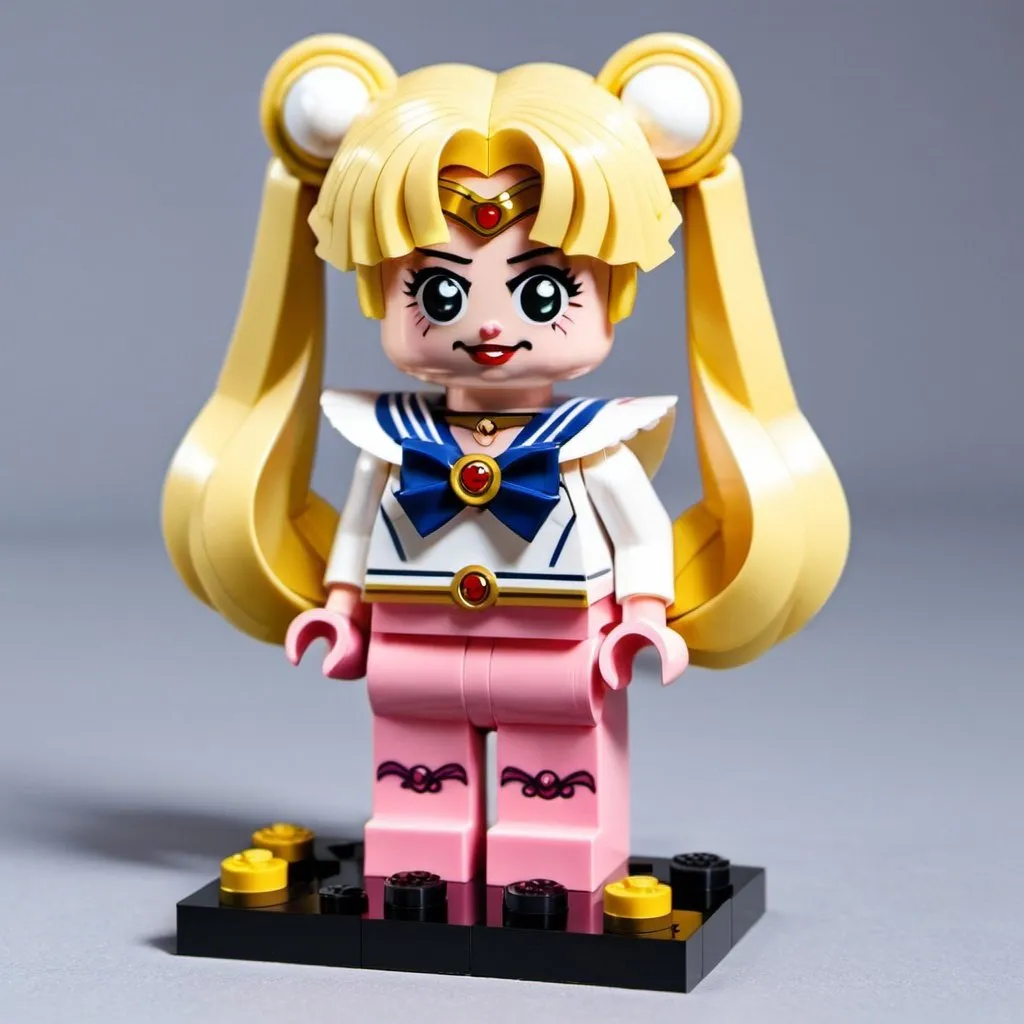 Prompt: Lego sailor moon